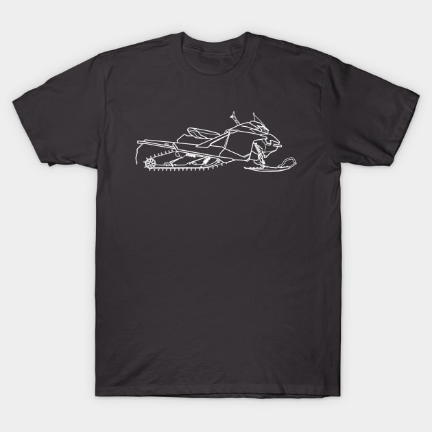 Snowmobile Lynx T-Shirt by Aurealis